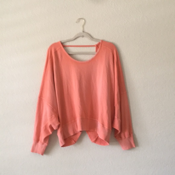 Free People Back It Up Pullover Sweatshirt Top XS - Picture 3 of 16
